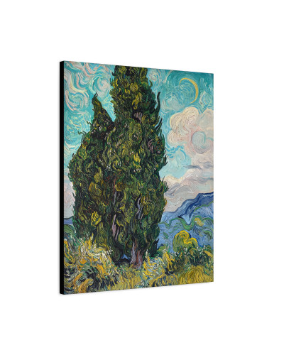 Cypresses (1889) by Vincent van Gogh