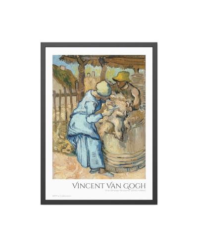 The Sheep-Shearer - After Millet by Vincent van Gogh