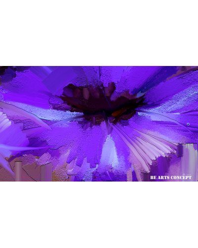Tableau Floral Violet