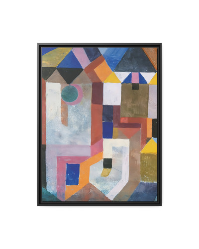 Colorful Architecture (1917) by Paul Klee